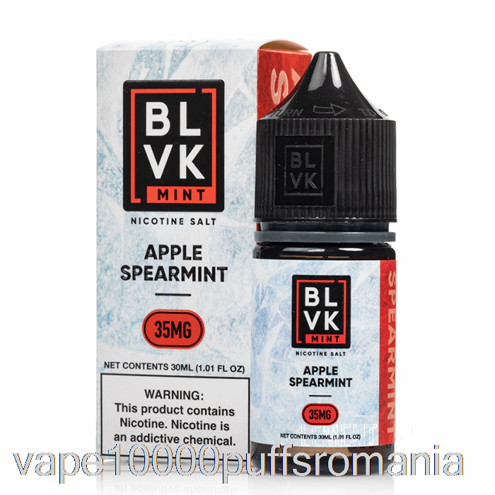 Vape Romania Mere Menta - Blvk Menta Saruri - 30ml 35mg